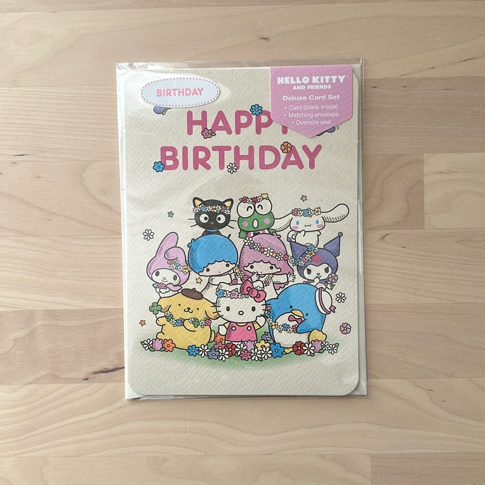 Hello Kitty Birthday Card